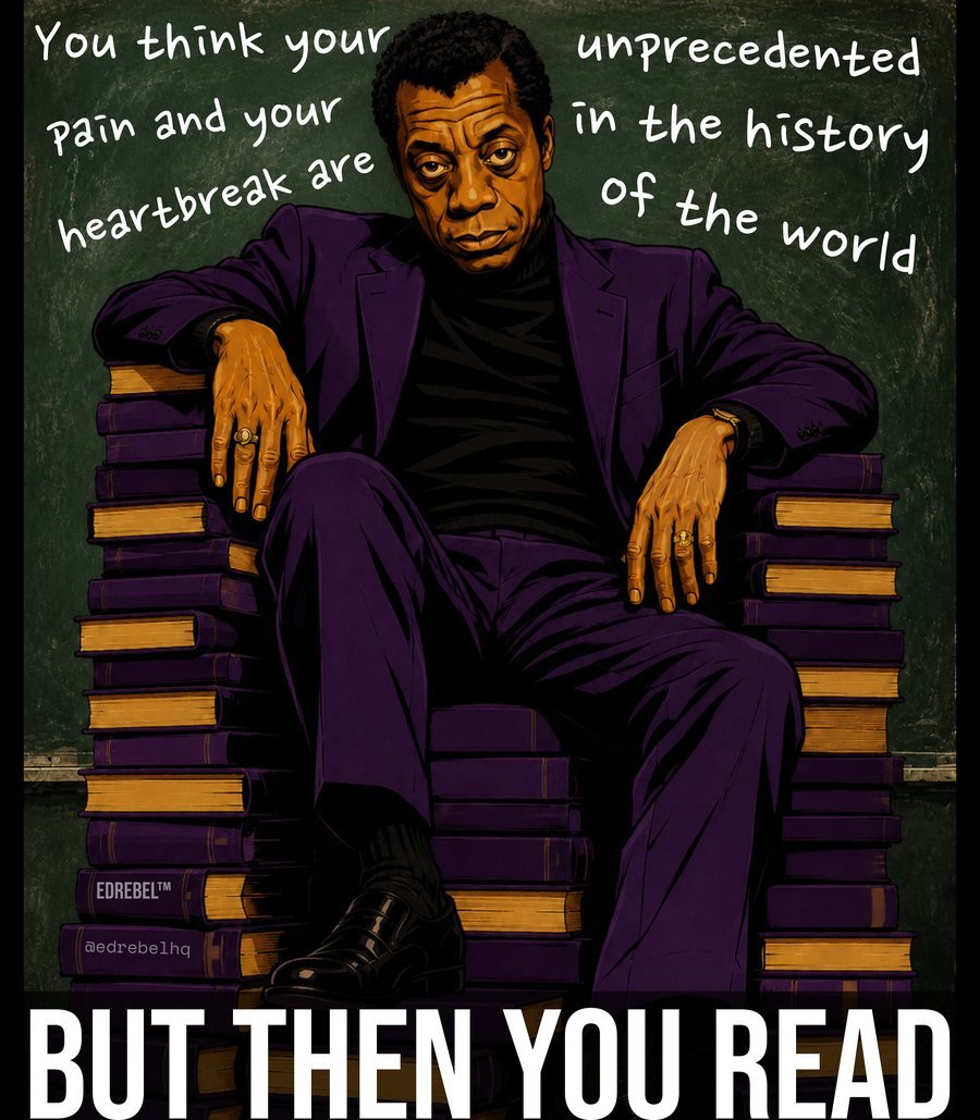 Undismissed apparel honoring James Baldwin